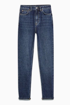 Mid Blue Premium Mom Jeans | Topshop