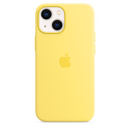 iPhone 13 mini Silicone Case with MagSafe - Lemon Zest - Apple
