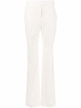 Alexandre Vauthier Striped high-waisted Flared Trousers - Farfetch