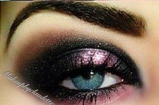 goth purple eye