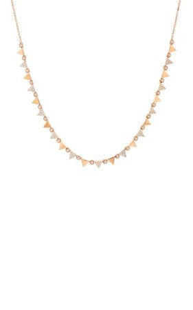 Elixir 18k Rose Gold Diamond Necklace By Alessa | Moda Operandi