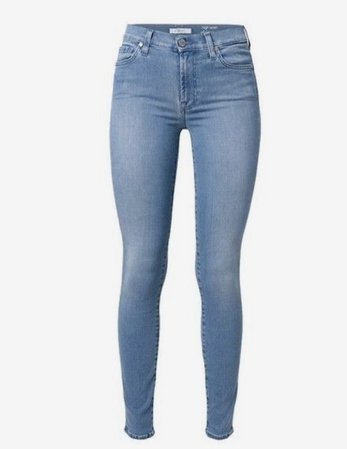 blue skinny jeans