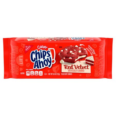 CHIPS AHOY! Chewy Red Velvet Cookies, 1 Pack (9.6 oz.) - Walmart.com
