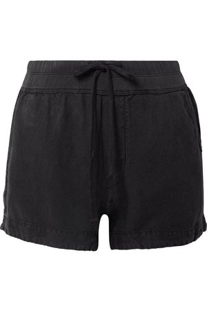 James Perse | Lyocell and linen-blend shorts | NET-A-PORTER.COM