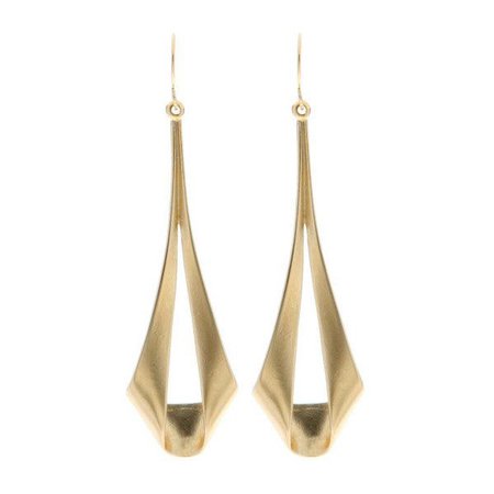 gold earrings polyvore - Pesquisa Google
