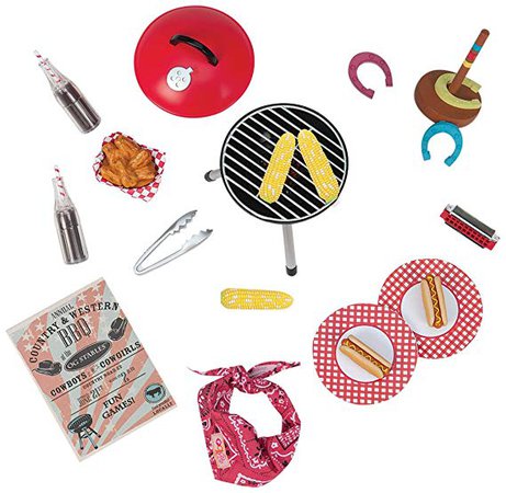 Amazon.com: Our Generation Accessory Set - Barn Dance & BBQ: Toys & Games