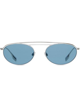 Burberry Eyewear Ovala Pilotsolglasögon - Farfetch