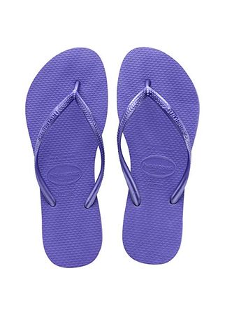 Havaianas Slim Chanclas Mujer, Morado (Purple), 37/38 EU: Amazon.es: Zapatos y complementos