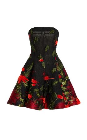 Chrysanthemum Fil Coupe Mini Dress By Oscar De La Renta | Moda Operandi