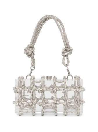 Cult Gaia Bess crystal-embellished Shoulder Bag - Farfetch