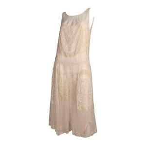 1910s 1920s Dress PNG Vintage Flapper