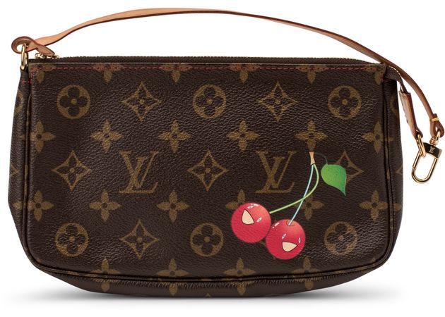 Louis Vuitton Pochette Accessoires Monogram Cherries Brown/Red
