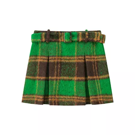 CHUU Moca Color Palette Checkered Skirt | US delivery | CHUU
