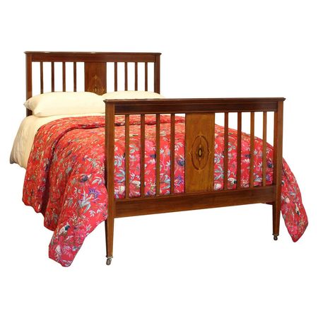 Edwardian Slatted Bed, WD40 For Sale at 1stDibs