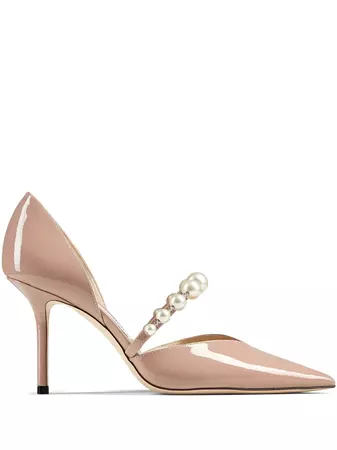 Shop Jimmy Choo Aurelie 85mm d'orsay pumps with Express Delivery - FARFETCH