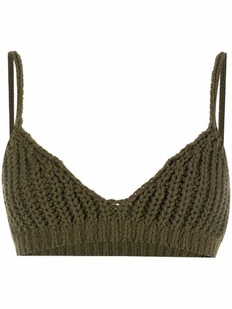 Alanui Knitted Bralette Top - Farfetch