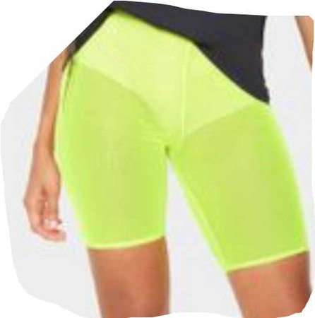 neon cycling shorts