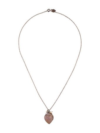 Me&Ro Pearl Double Lotus Pendant Necklace - Necklaces - MRO21801 | The RealReal