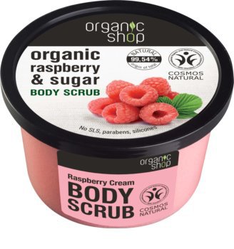 Organic Shop Body Scrub Ruspberry & Sugar απαλό Scrub σώματος | notino.gr