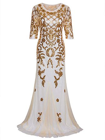 Gold Long Evening Gown