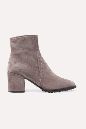 Selleria Suede Ankle Boots - Gray