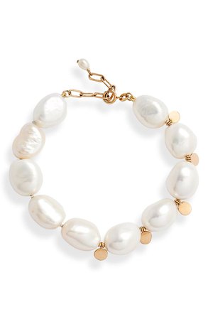 Poppy Finch Confetti Baroque Pearl Bracelet | Nordstrom