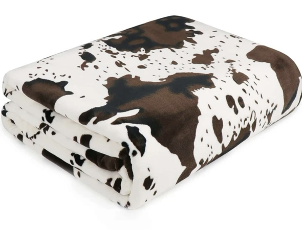 cow fleece blanket