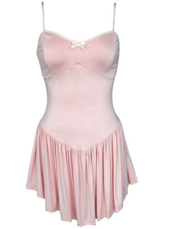 @lollialand- pink silk slip dress