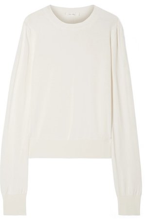 The Row | Den silk-blend sweater | NET-A-PORTER.COM