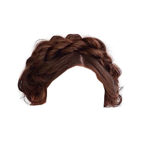 brown hair halo braid bun