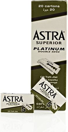Amazon.com: Astra Superior Platinum Double Edge Razor  Blade : Office Products
