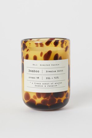 Vonná svíčka ve skleničce - Hnědá/Bamboo - HOME | H&M CZ