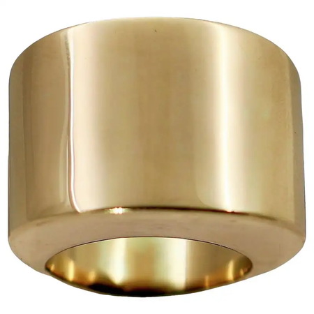Vintage  14K Yellow Gold Dome Ring $1,685