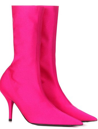 Balenciaga boot pink