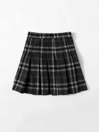 Tartan Pleated Skirt | SHEIN USA