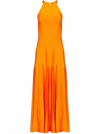 Carolina Herrera zigzag-pattern Knitted Dress - Farfetch