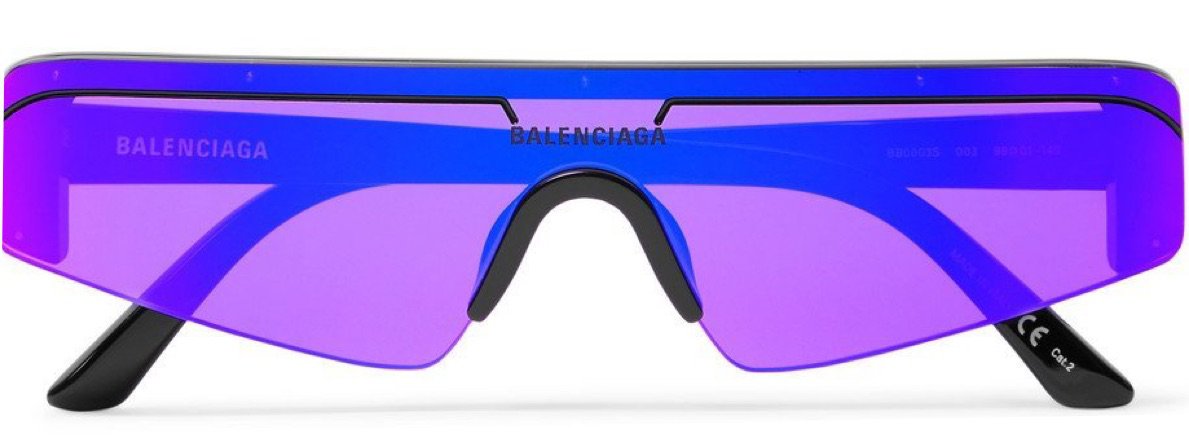 balenciaga purple sunglasses