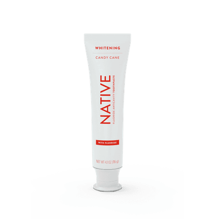 Native Fluoride Toothpaste | Whitening Candy Cane