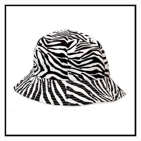 zebra print bucket hat - Google Search