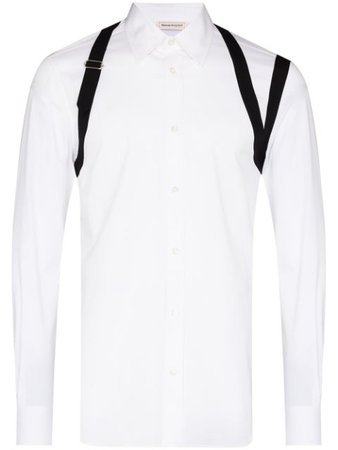 Alexander McQueen Double Harness long-sleeve Shirt - Farfetch