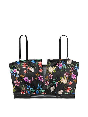 Floral Plunge Bustier - Very Sexy - vs