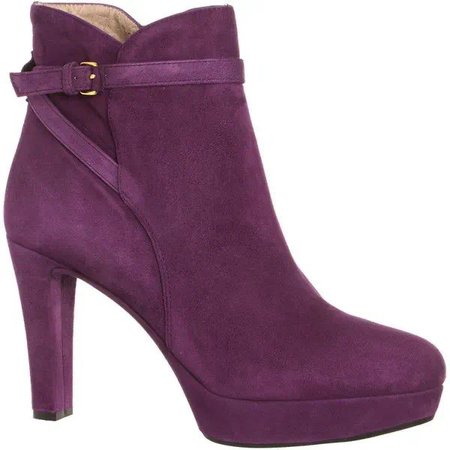 purple strap boots