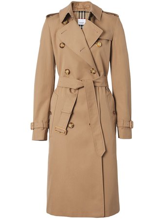 Burberry Belted Gabardine Trench Coat - Farfetch