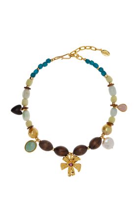 Lotus Necklace By Lizzie Fortunato | Moda Operandi