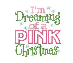 im dreaming of a pink christmas