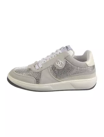 Chanel Cruise 2023 Interlocking CC Logo Sneakers w/ Tags - Grey Sneakers, Shoes - CHA877017 | The RealReal