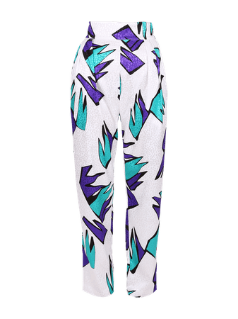 The Attico Pants and Skirts | The Attico - NEW WAVE PRINTED PANTS