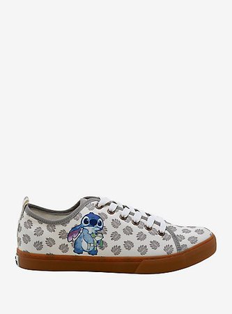 Disney Lilo & Stitch Frog Leaf Canvas Sneakers