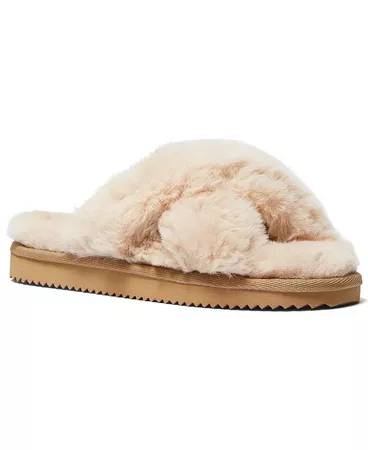 blush Michael Kors Lala Furry Slippers & Reviews - Slippers - Shoes - Macy's
