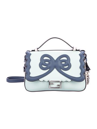 Fendi Double Micro Bow Baguette - Handbags - FEN87639 | The RealReal